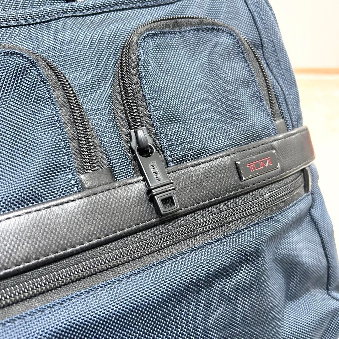 美品　TUMI × SHIPS ブリーフケース　ビジネスバッグ　ネイビー　コラボ