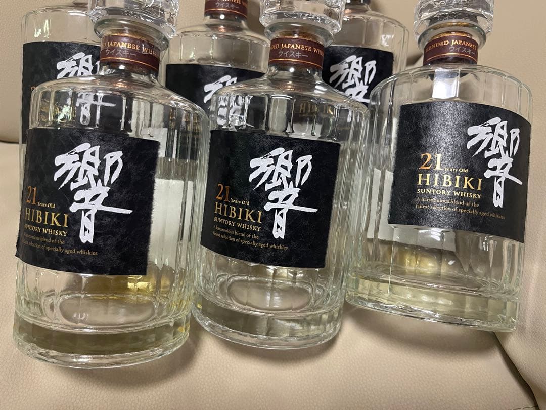 専用　サントリー響 21年 ウイスキー 空瓶　6本セット