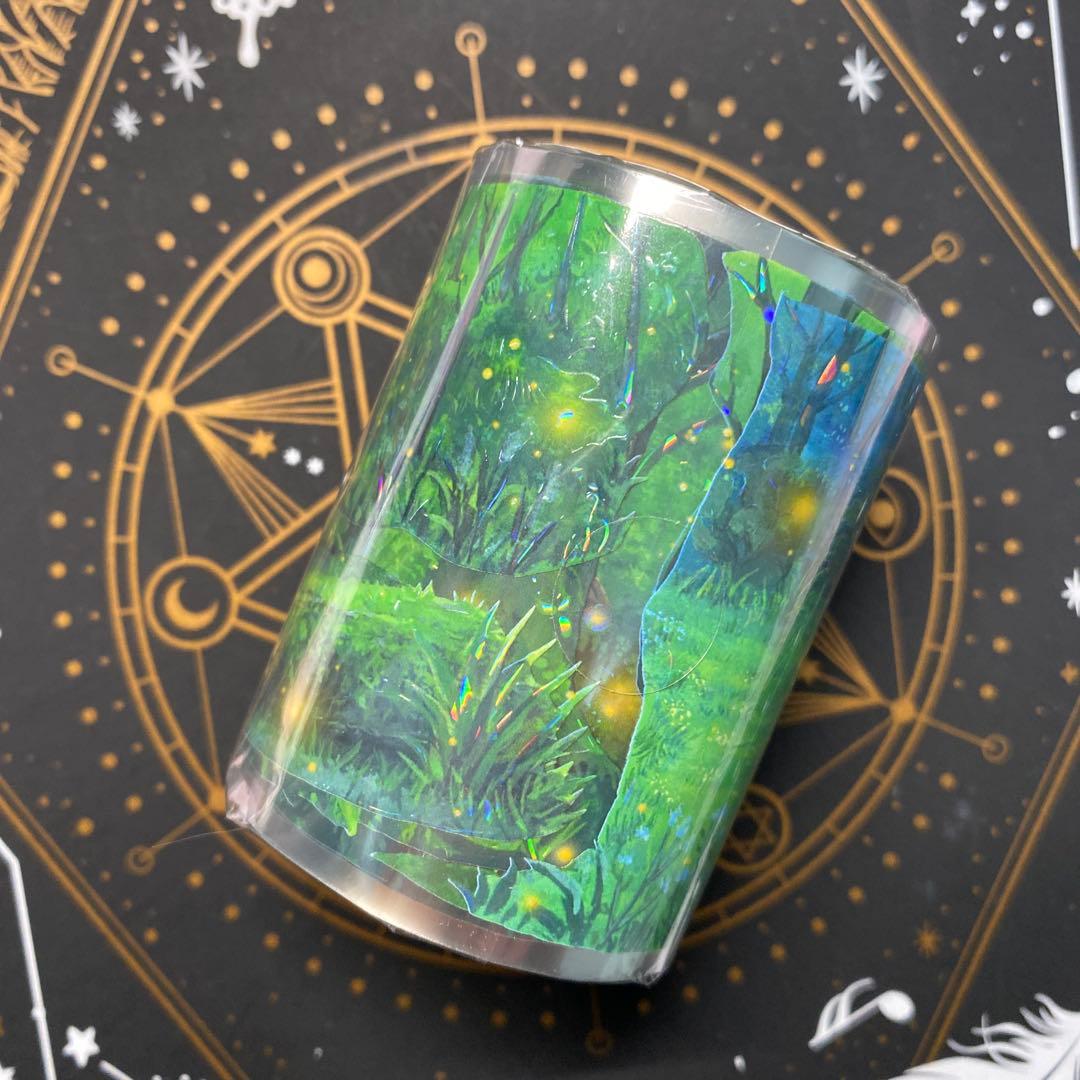 【A1】海外　10m巻　貝殻光/PETマスキングテープ　装飾系/背景系/お花系