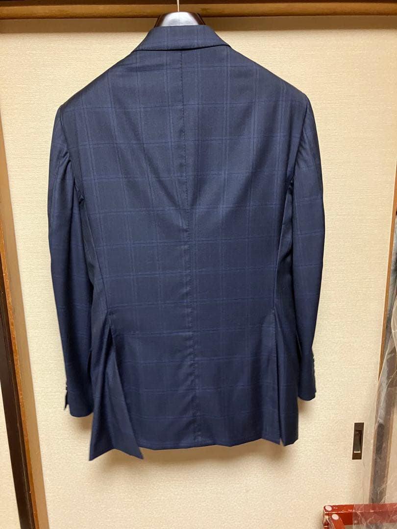 ノア 　TOM FORD ネイビー チェック柄 スーツジャケット