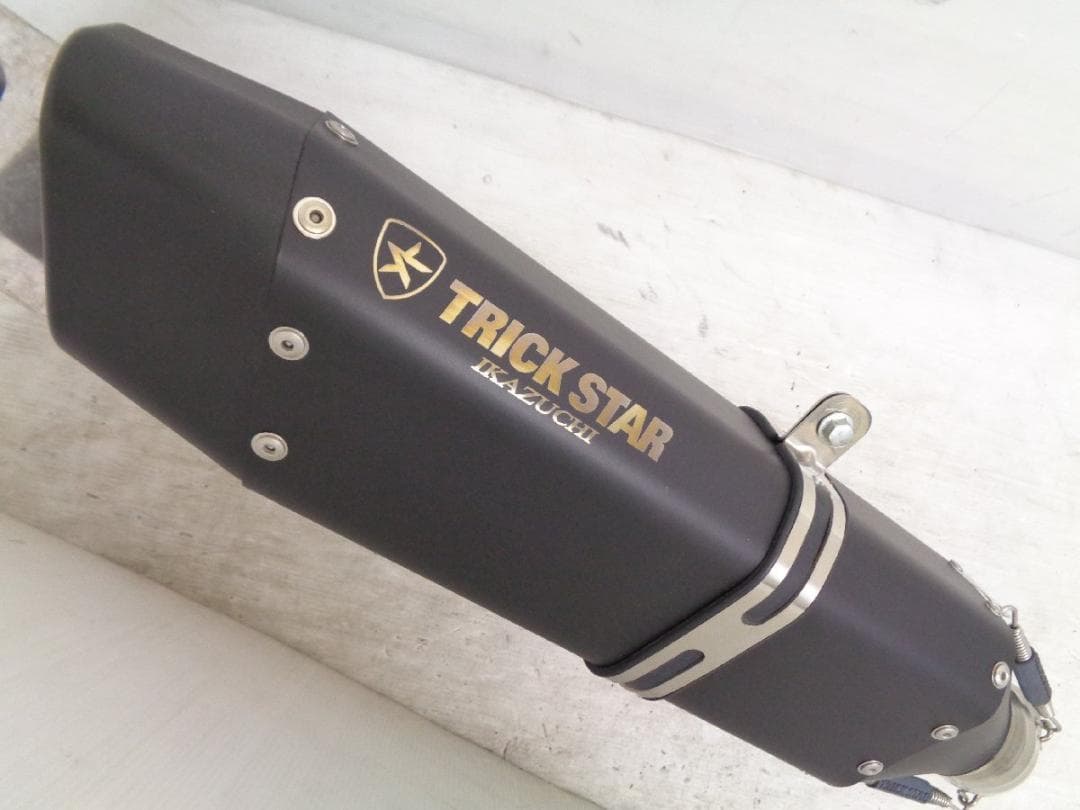 ZX6R ZX636G 19-23 トリックスター イカズチ ブラック マフラー