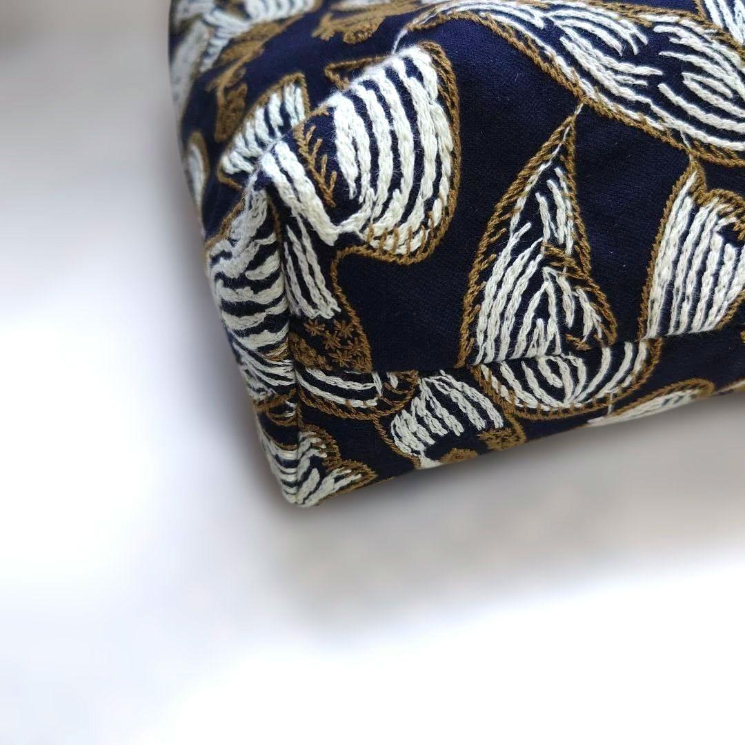 ミナペルホネン　両面followingday マチ有りトートバッグ