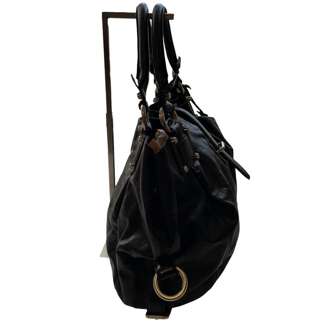 DSQUARED2 ディースクエアード レザーバッグ 肩掛け 大容量 y2k