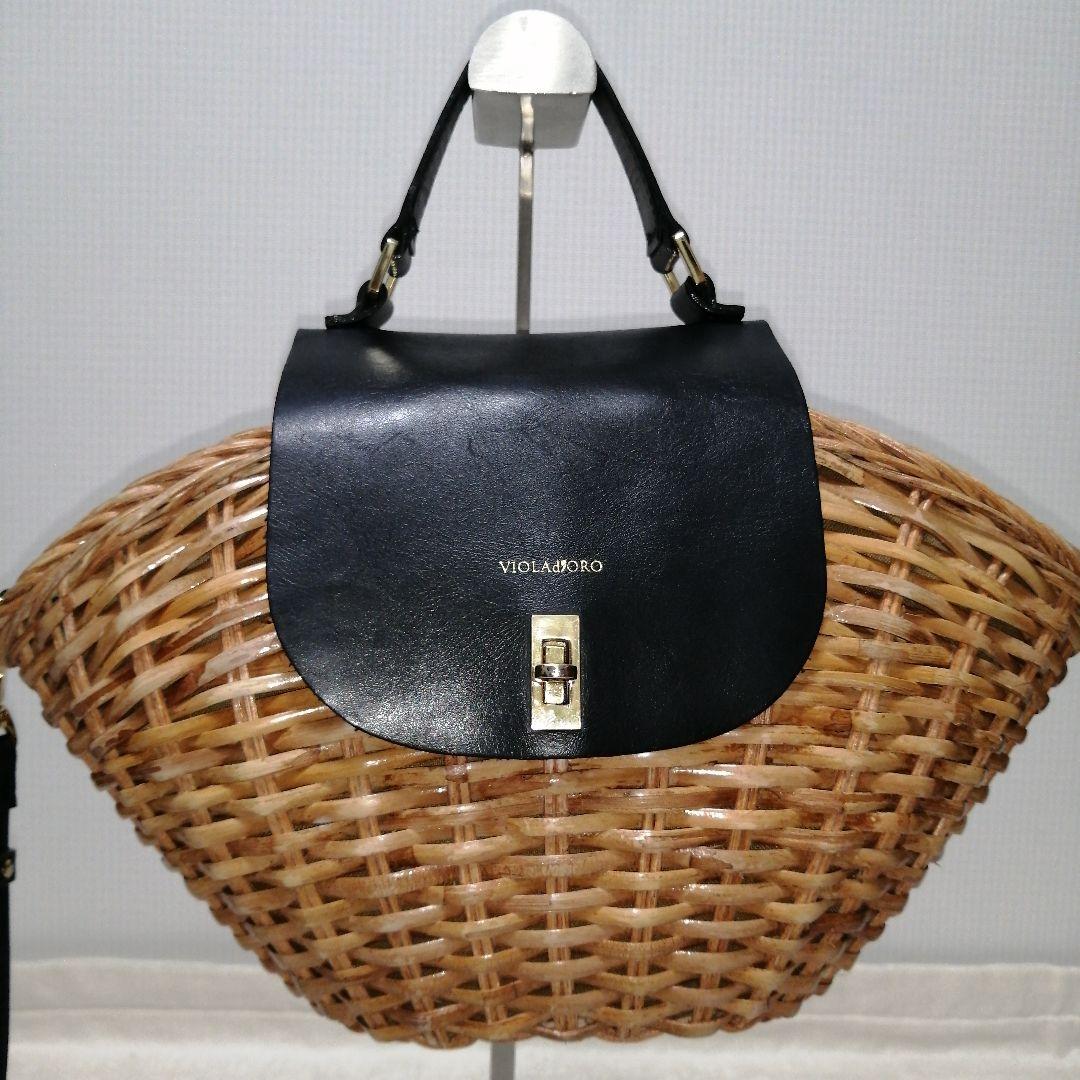 VIOLAd'ORO ヴィオラドーロ MIRO ミロ かごバッグ