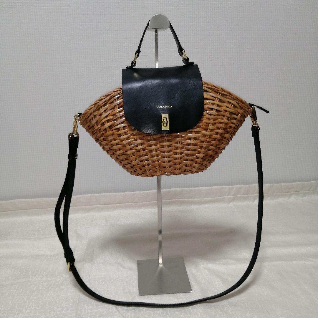 VIOLAd'ORO ヴィオラドーロ MIRO ミロ かごバッグ