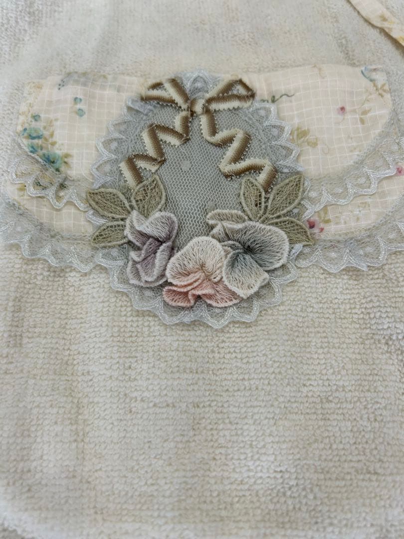 未使用さえらアキアカネ裏表リバーシブル☆レアレースフリルエプロン超可愛い素敵上品