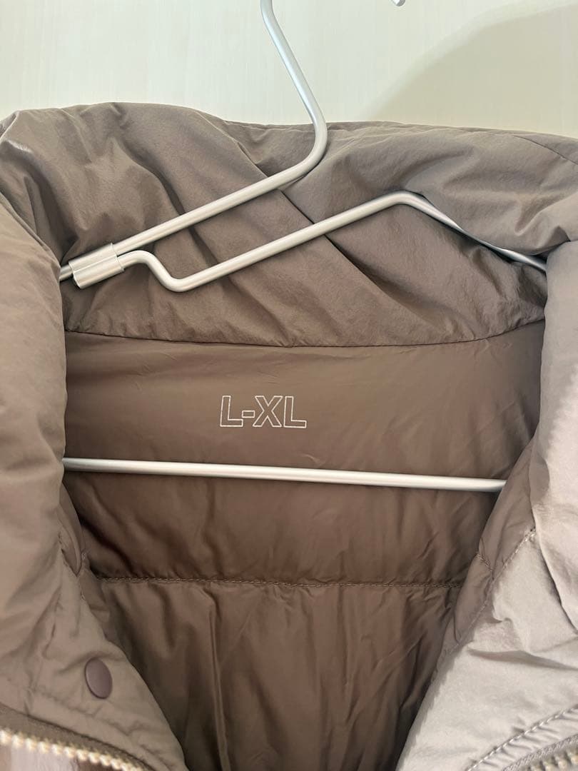 【MUJI Labo】撥水ダウンジャケット/L-XL/ブラウン