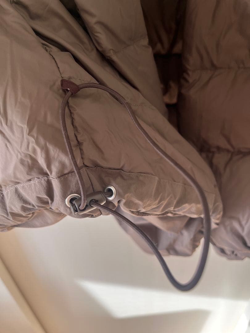 【MUJI Labo】撥水ダウンジャケット/L-XL/ブラウン