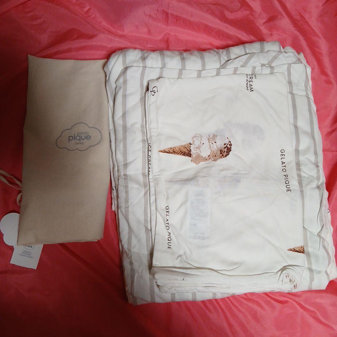 gelato pique　アイス柄　布団カバー3点セット (シングル)