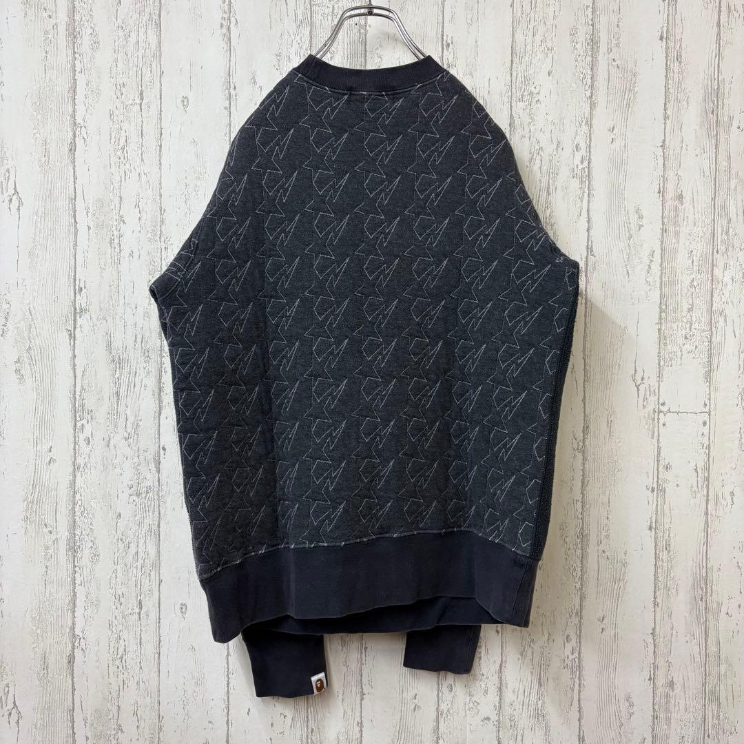 【激レア】A BATHING APE スウェット　トレーナー　フリース　ベイプ