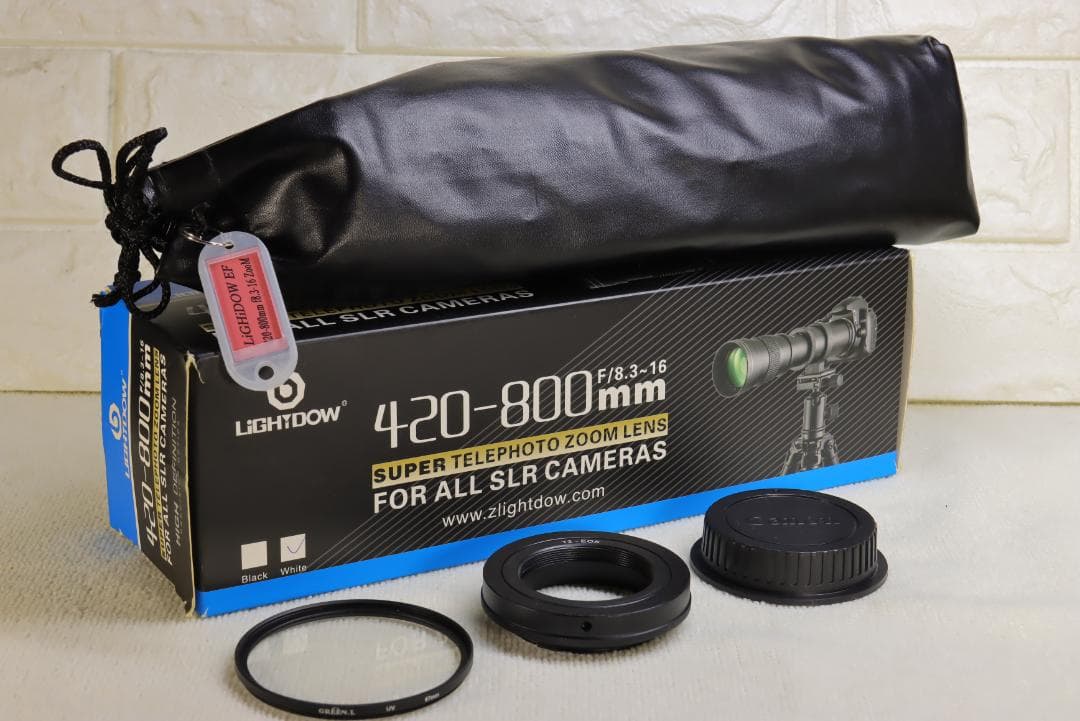 LiGHiDOW 420-800mm F8.3-16【月の撮影に2回使用】作例