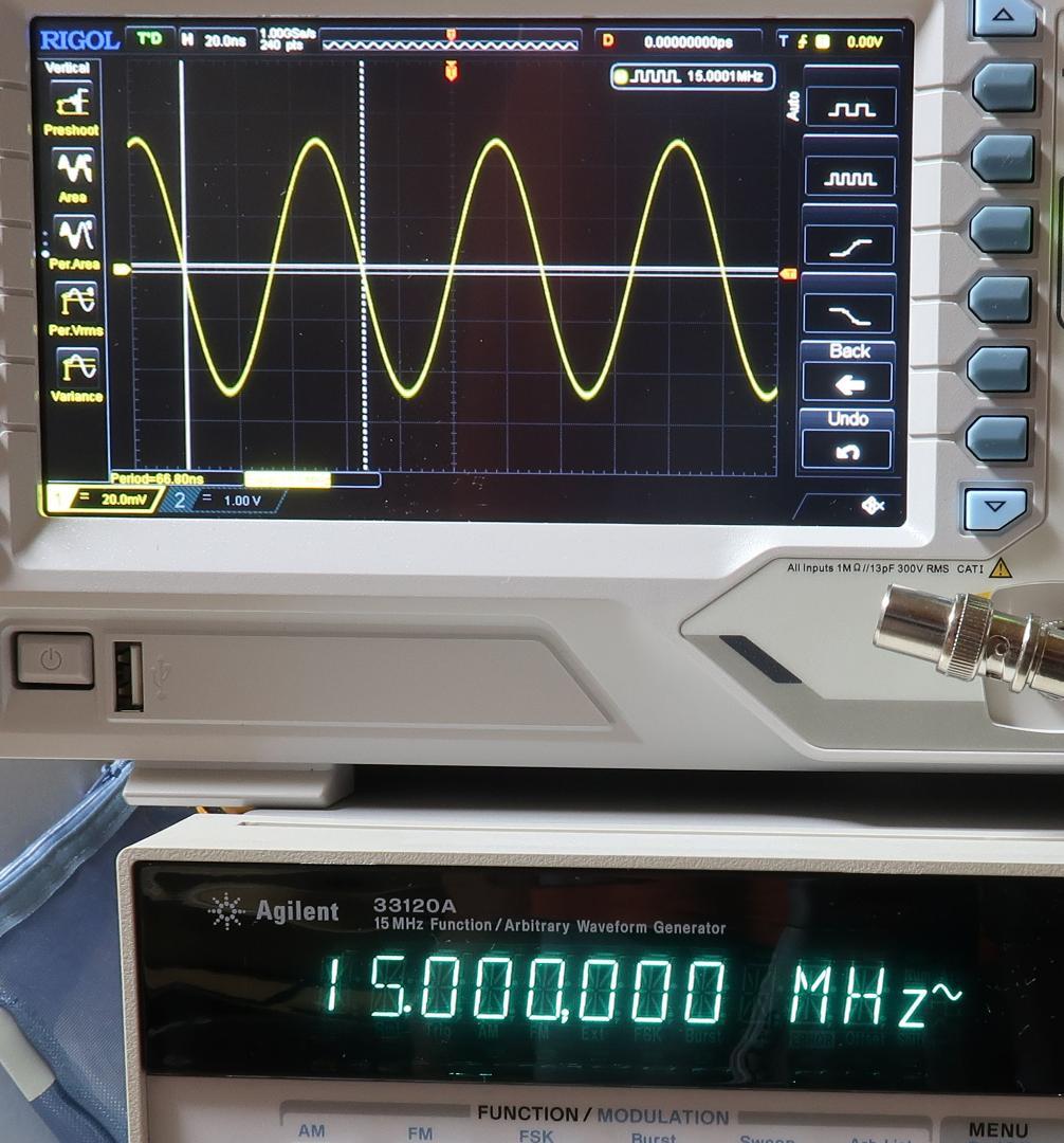 Agilent 33120A ファンクションジェネレータ