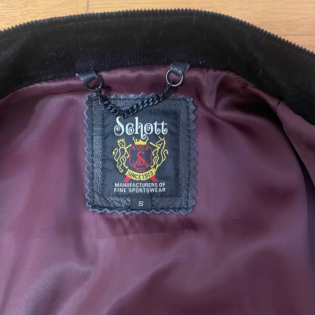 Schott シングルライダース　山羊革