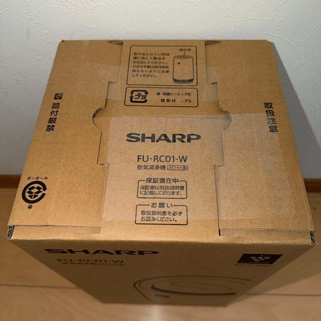 新品　シャープ 空気清浄機 プラズマクラスター7000 FU-RC01-W