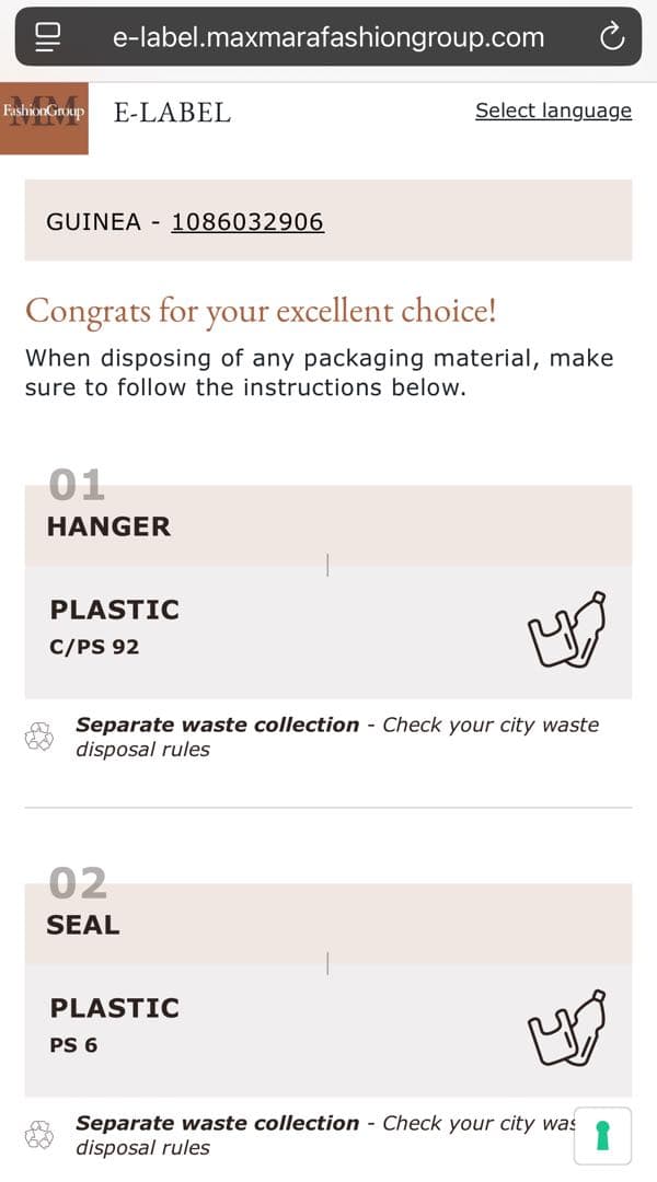 サオ様 値札付 MaxMara アイコンコートマダム ショート 101801