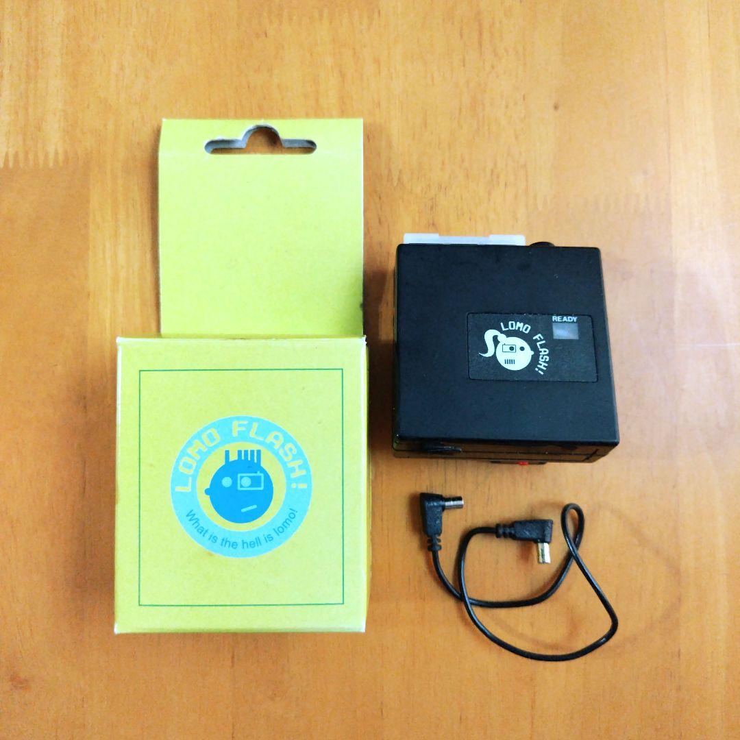 ジャンク品【LOMO】カメラ+ロモフラッシュセット 箱+説明書付き