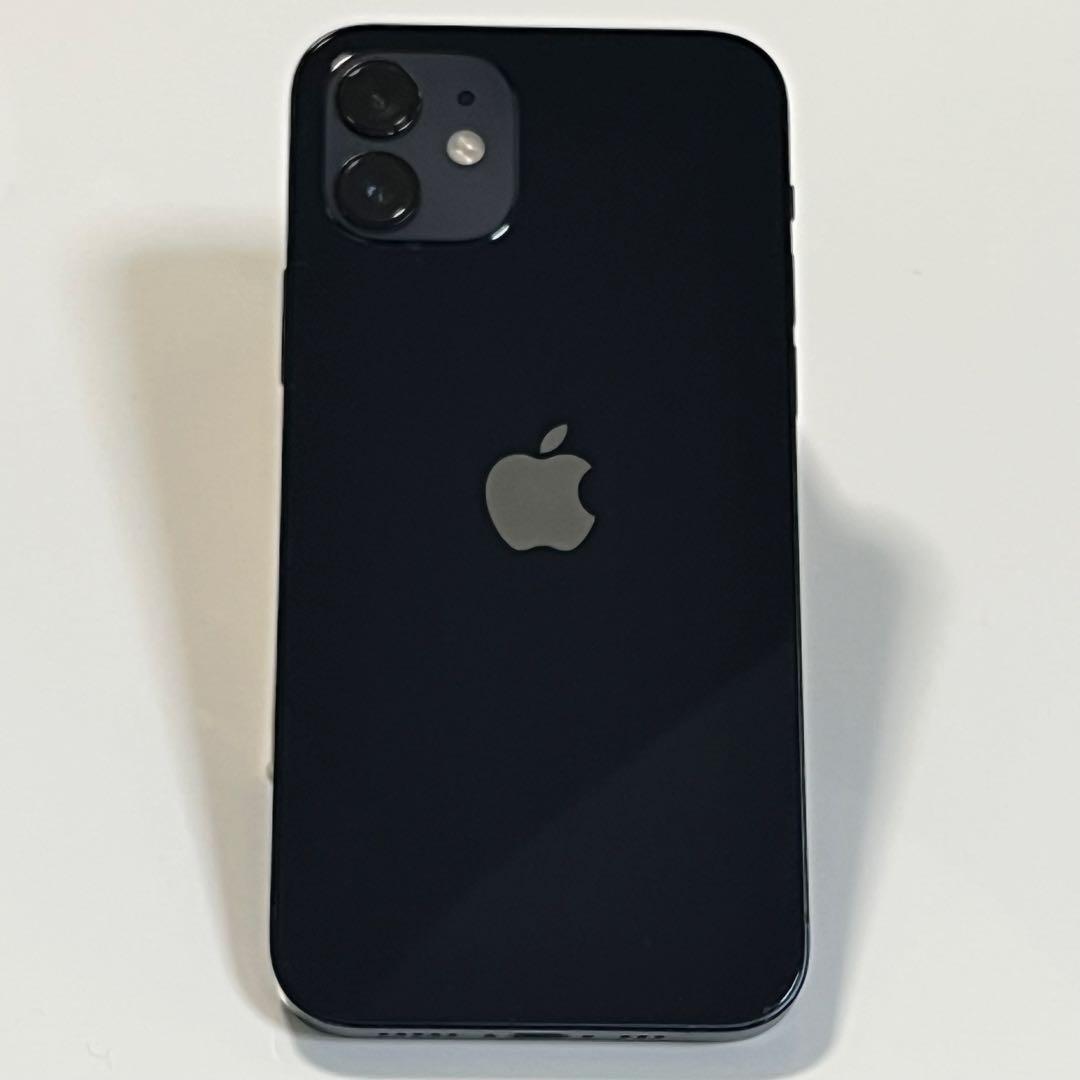 iPhone12 64GB ブラック SIMフリー本体 アクセサリー付き