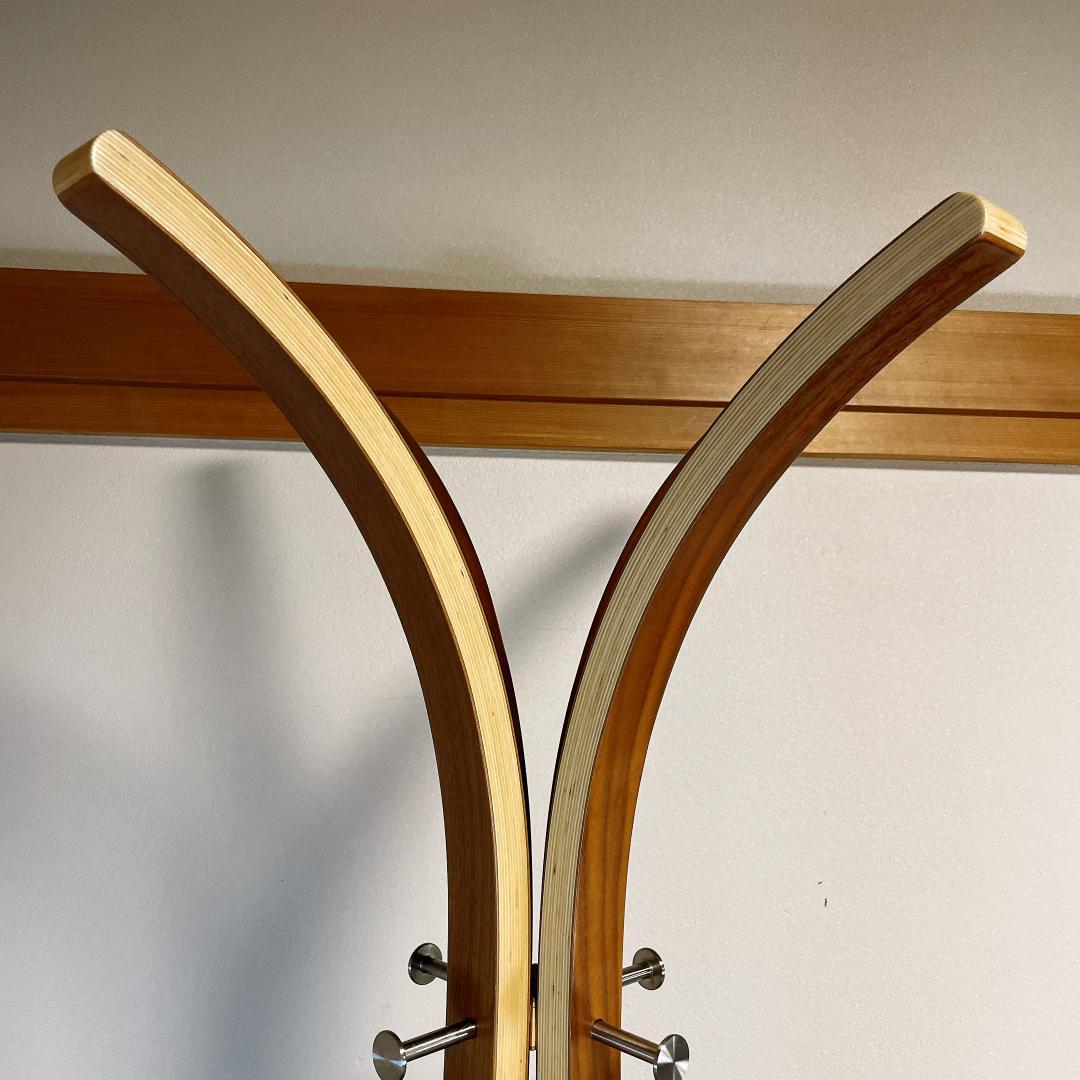 アクタス コートハンガー ハンガーラック 帽子ラック プライムウッド 曲木