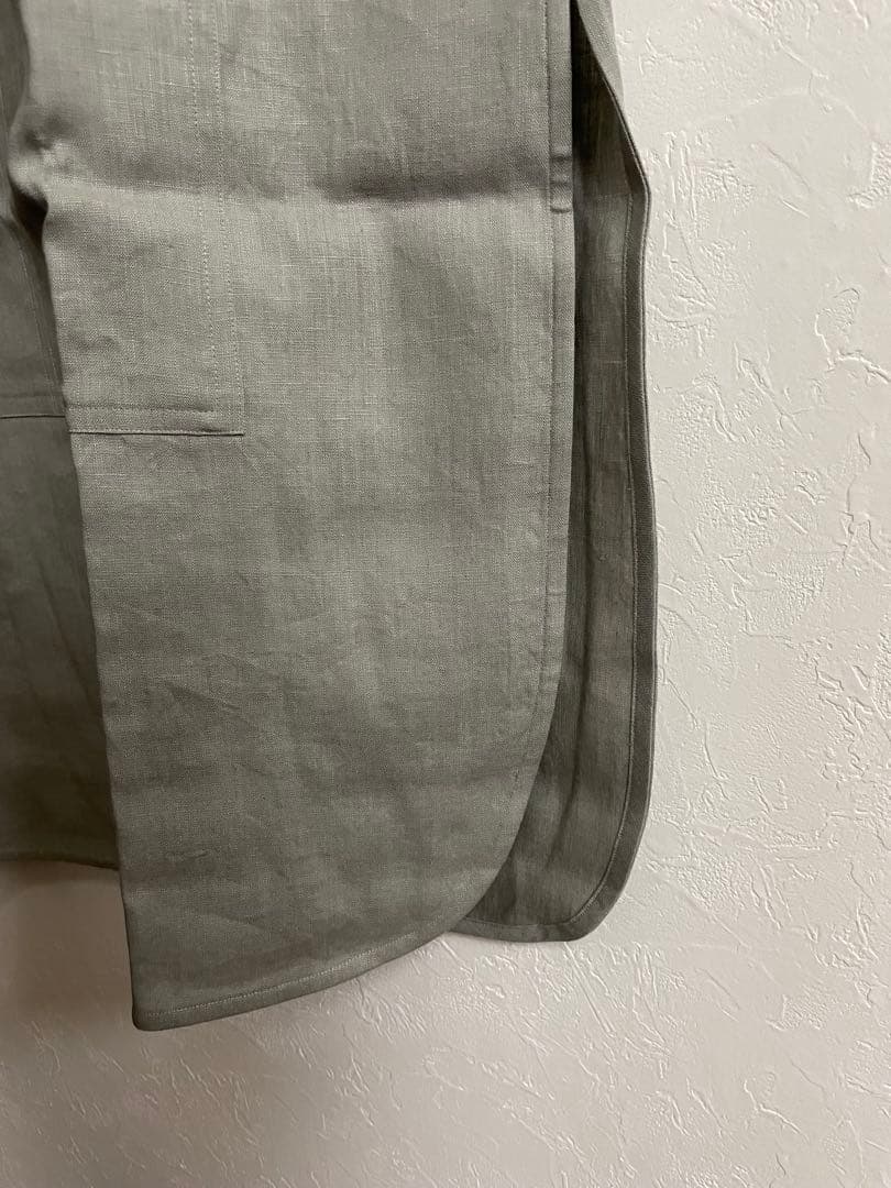 新品未使用　ミナペルホネン　エプロン ジャンパースカート　ベスト　リネン