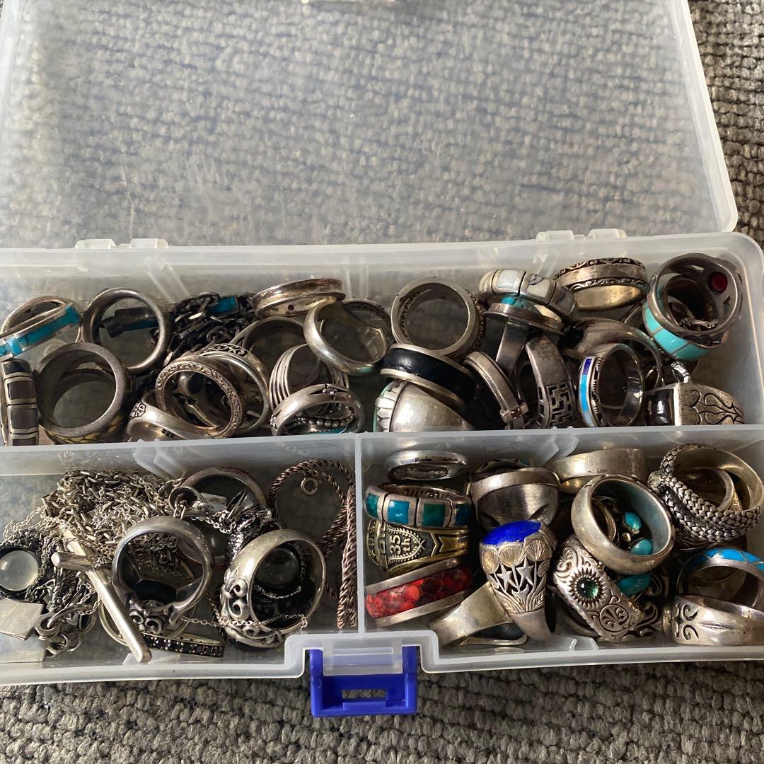素*！様 シルバー　925 950 アクセサリー　リング　バックル　まとめ