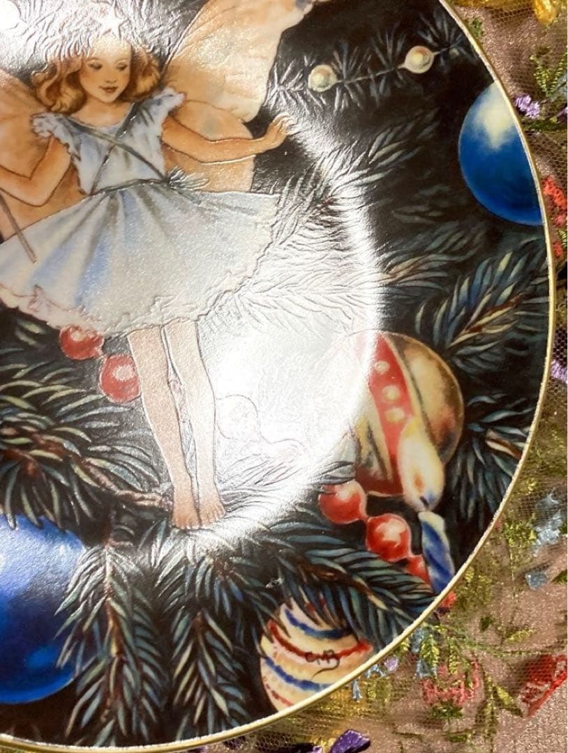 ★ シシリーメアリーバーカー 花の妖精【 クリスマスツリーの妖精】飾り皿