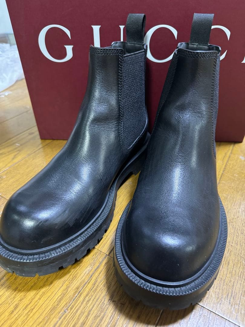 正規品　gucci グッチ　サイドゴアブーツ　26.5 27.0　サバト期
