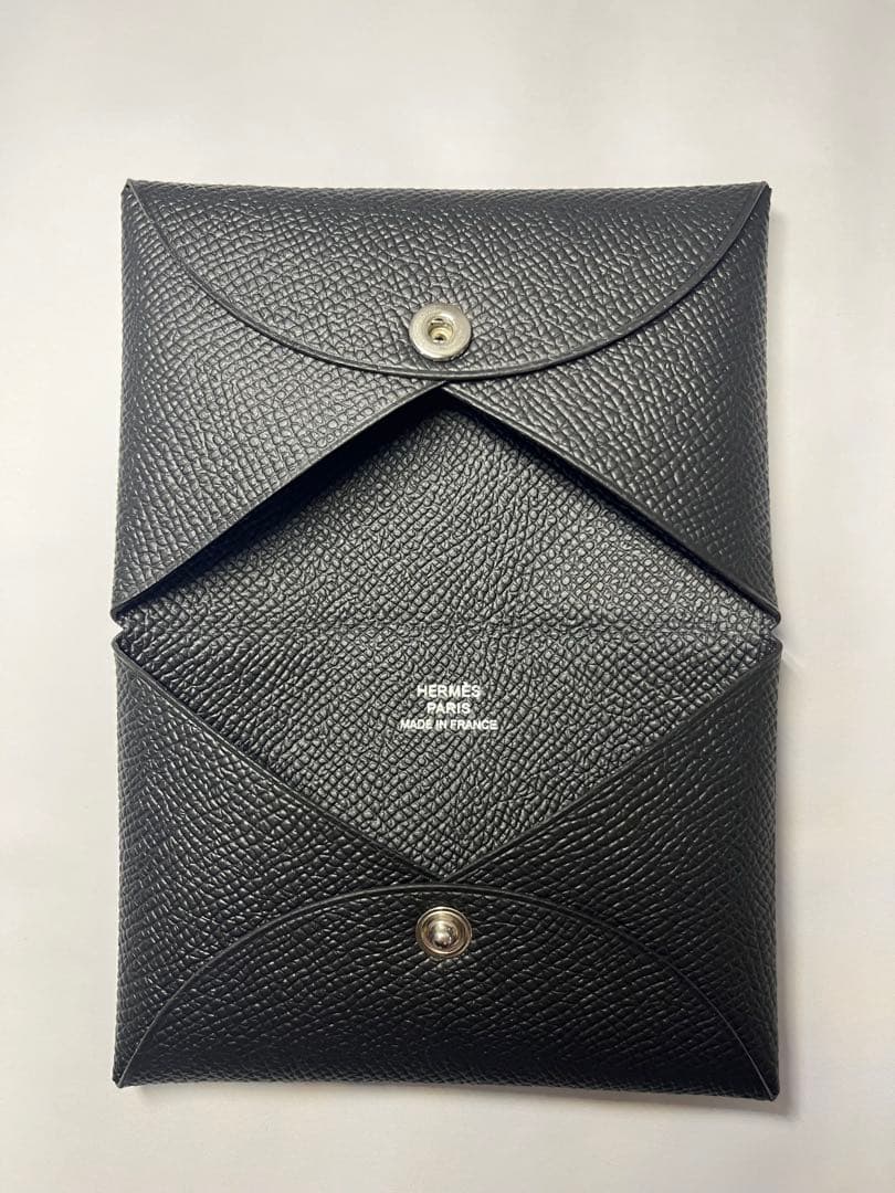 HERMES カルヴィ　カードケース　名刺入れ