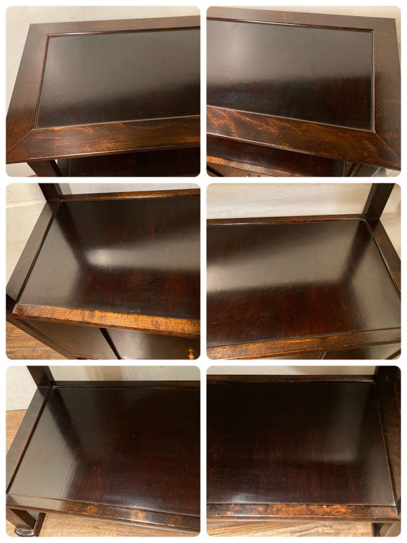 松本民芸家具 506型 朝鮮棚 ミズメザクラ 茶棚 飾り棚 李朝 アンティーク