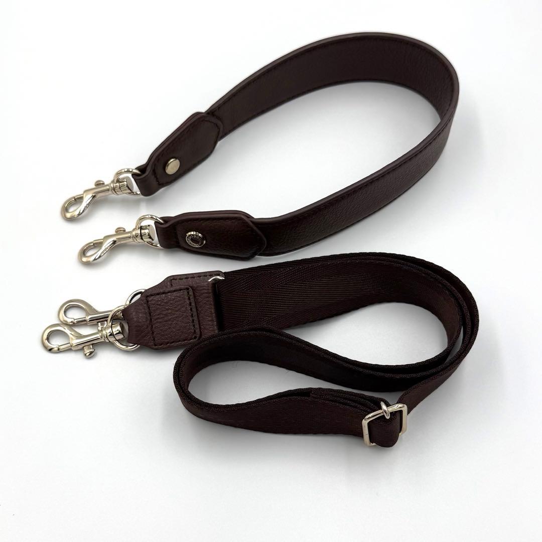 【美品】ラシット 2WAY ショルダーバッグ モノグラム ナイロン×レザー