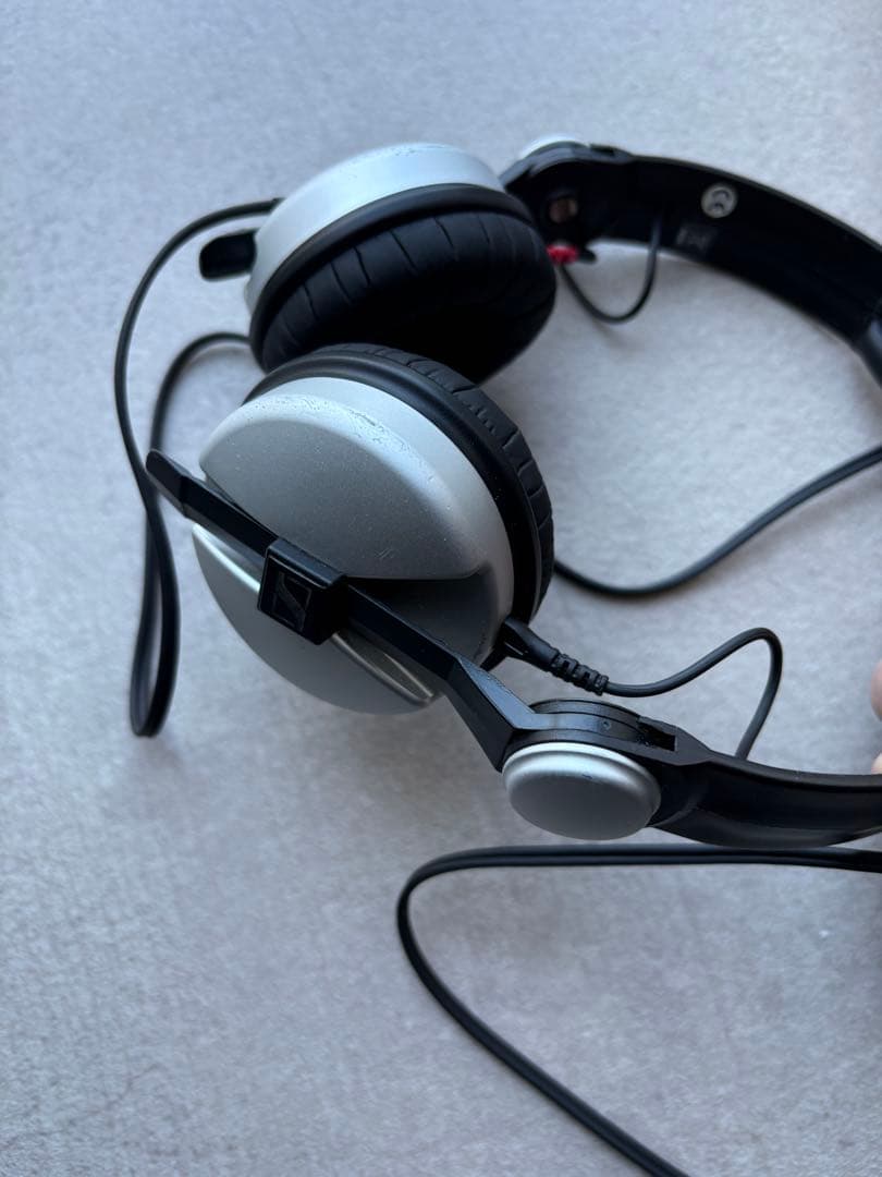 Sennheiser HD25 amperior 有線ヘッドホン シルバー