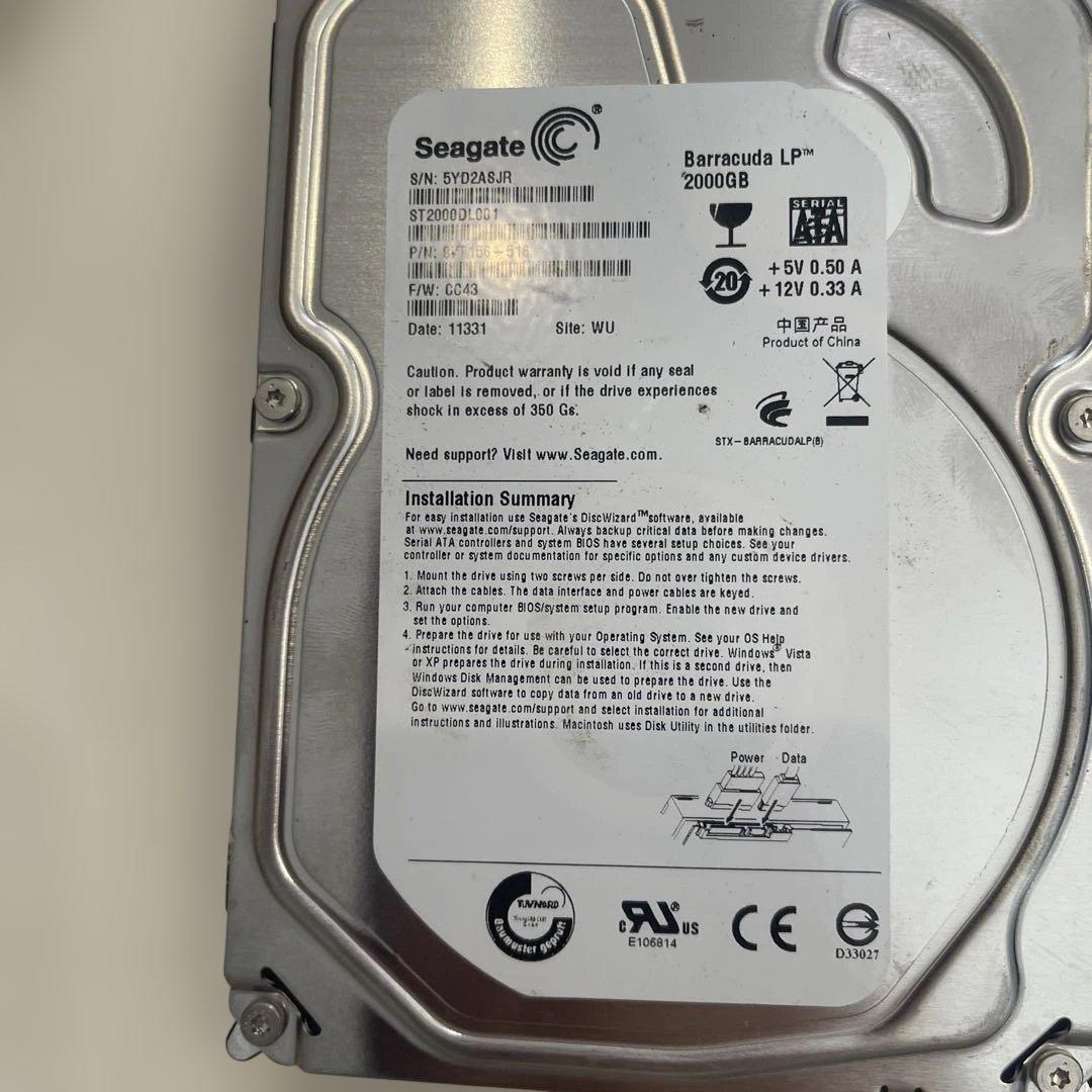 Seagate Barracuda HDDセット