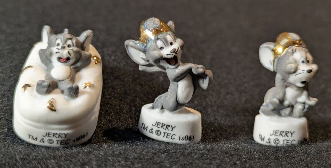 【超レア】陶製ミニチュア フェーヴ トムとジェリー コレクション 9個セット ⑯