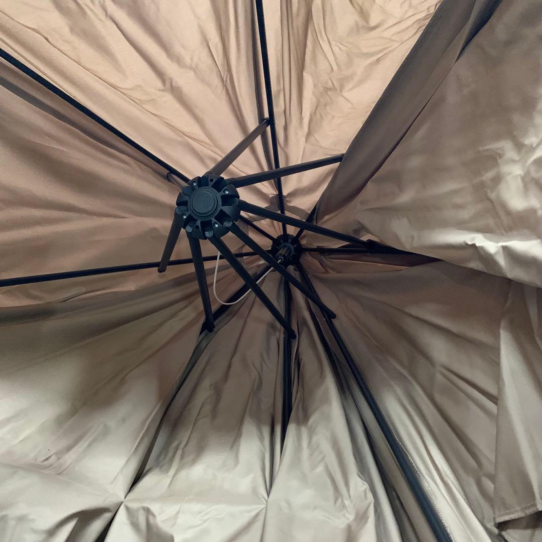 【開封・未使用】ViCoopZim ガーデンパラソル 直径300cm カーキ