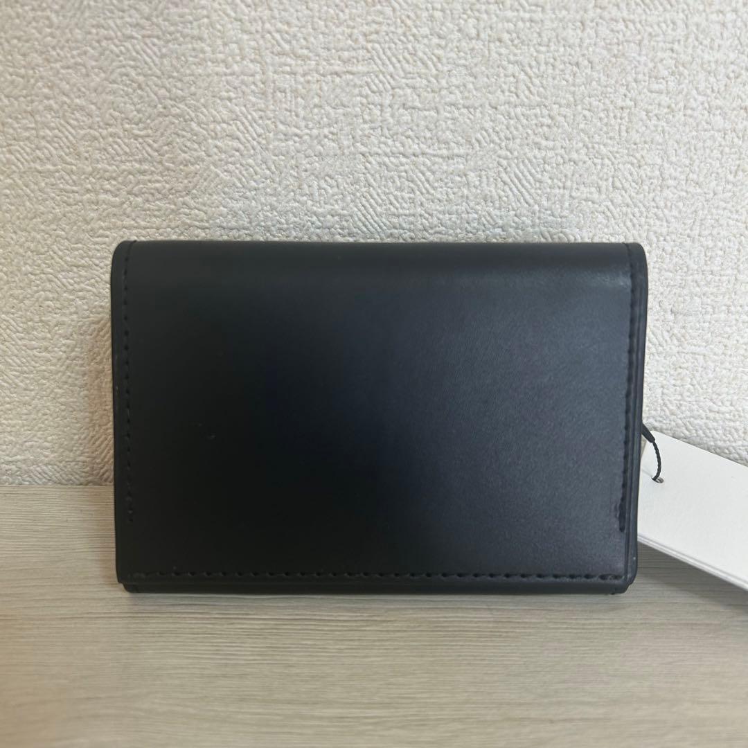 新品✨TAKEO KIKUCHI タケオキクチ レザー 名刺入れ 本革 ブラック