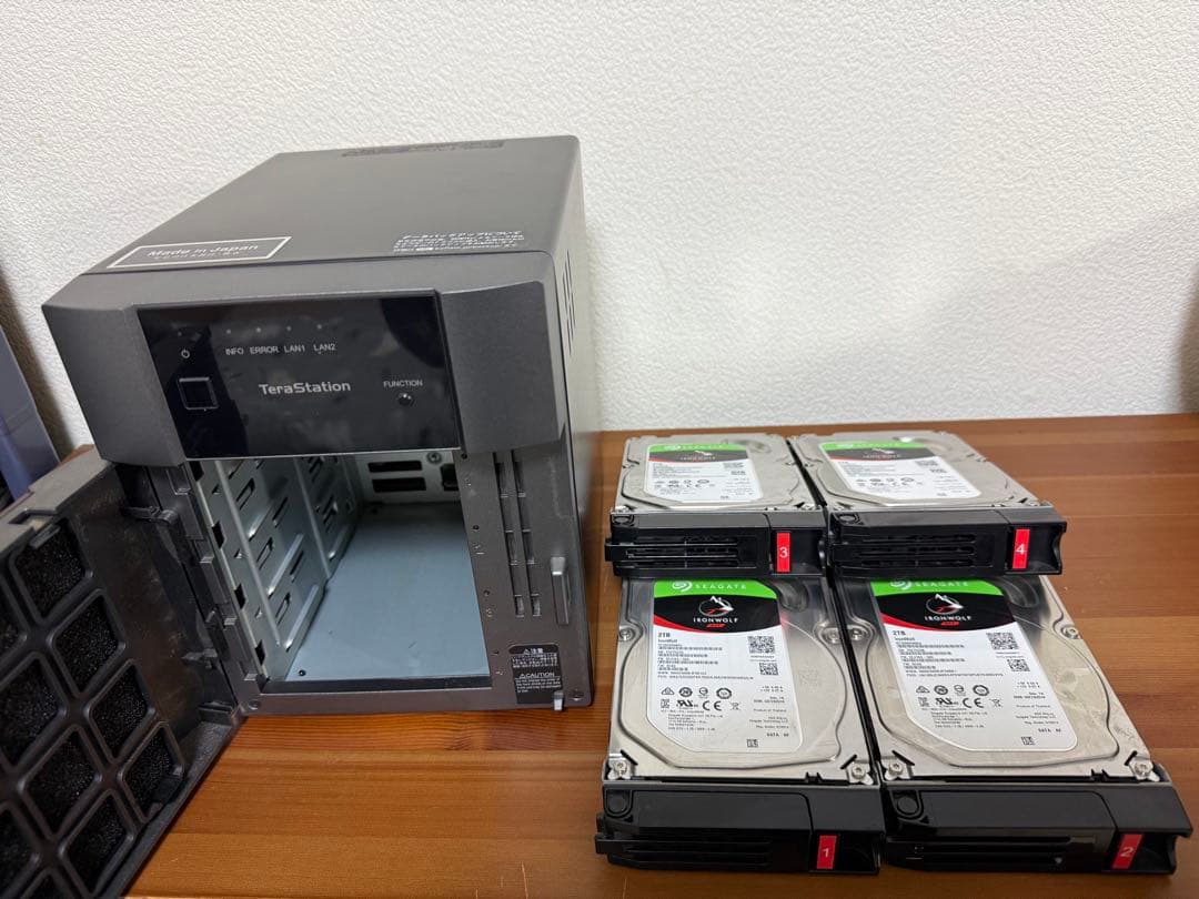 外付けハードディスク・ドライブ BUFFALO TS3410DN0804