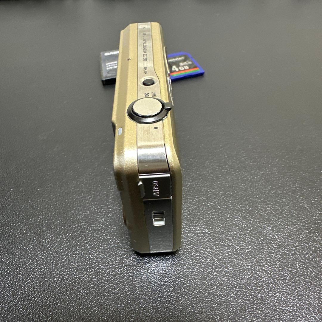 CASIO EXILIM ZOOM EX-Z90ゴールド　動作確認済　中古良品
