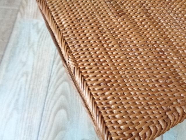 2種類セット●四角ケース●無地●アタ●バリ島●1459.3●アジアン雑貨