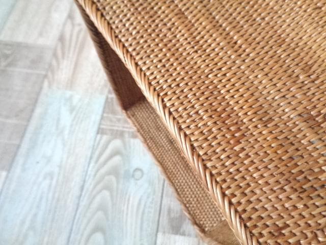 2種類セット●四角ケース●無地●アタ●バリ島●1459.3●アジアン雑貨