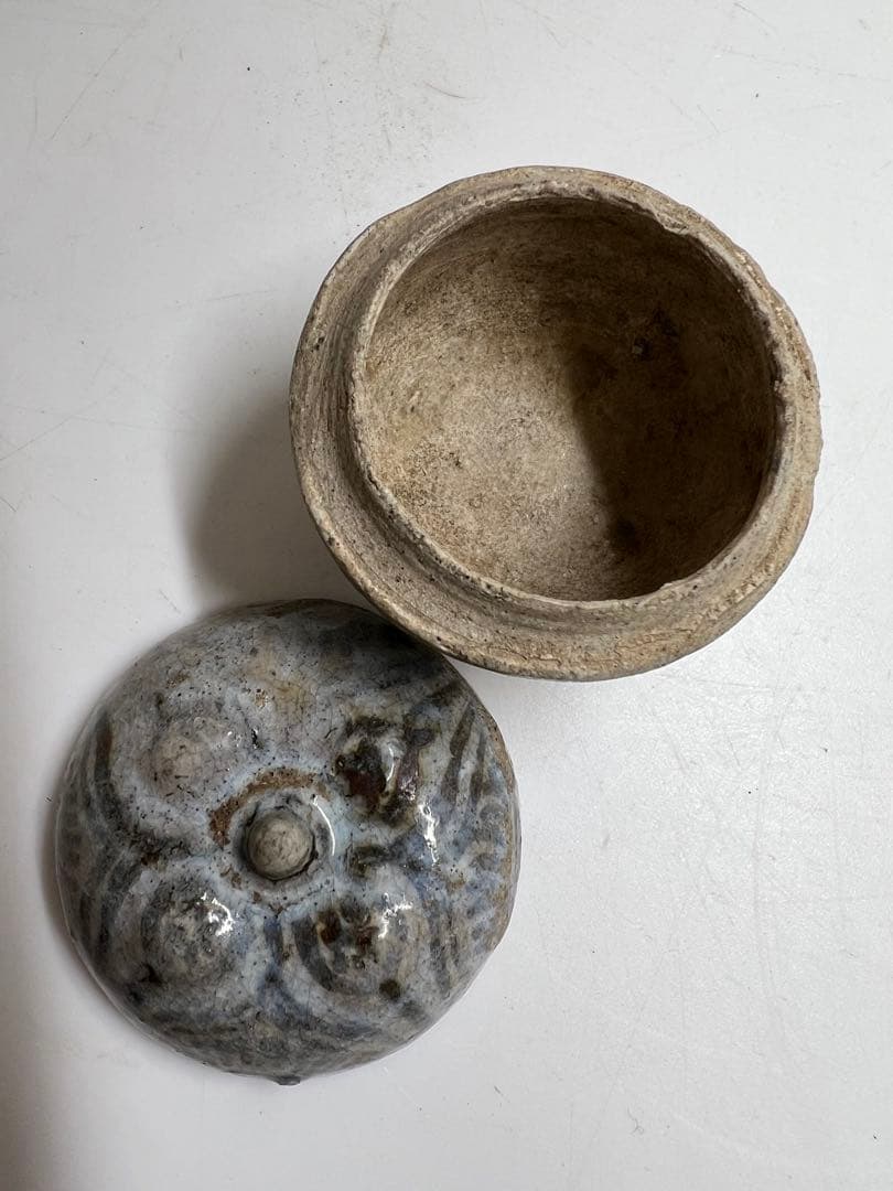 専用16世紀頃　宋胡ろく壺4点　最大h6cm 最長幅約8cm 東K8-0131①