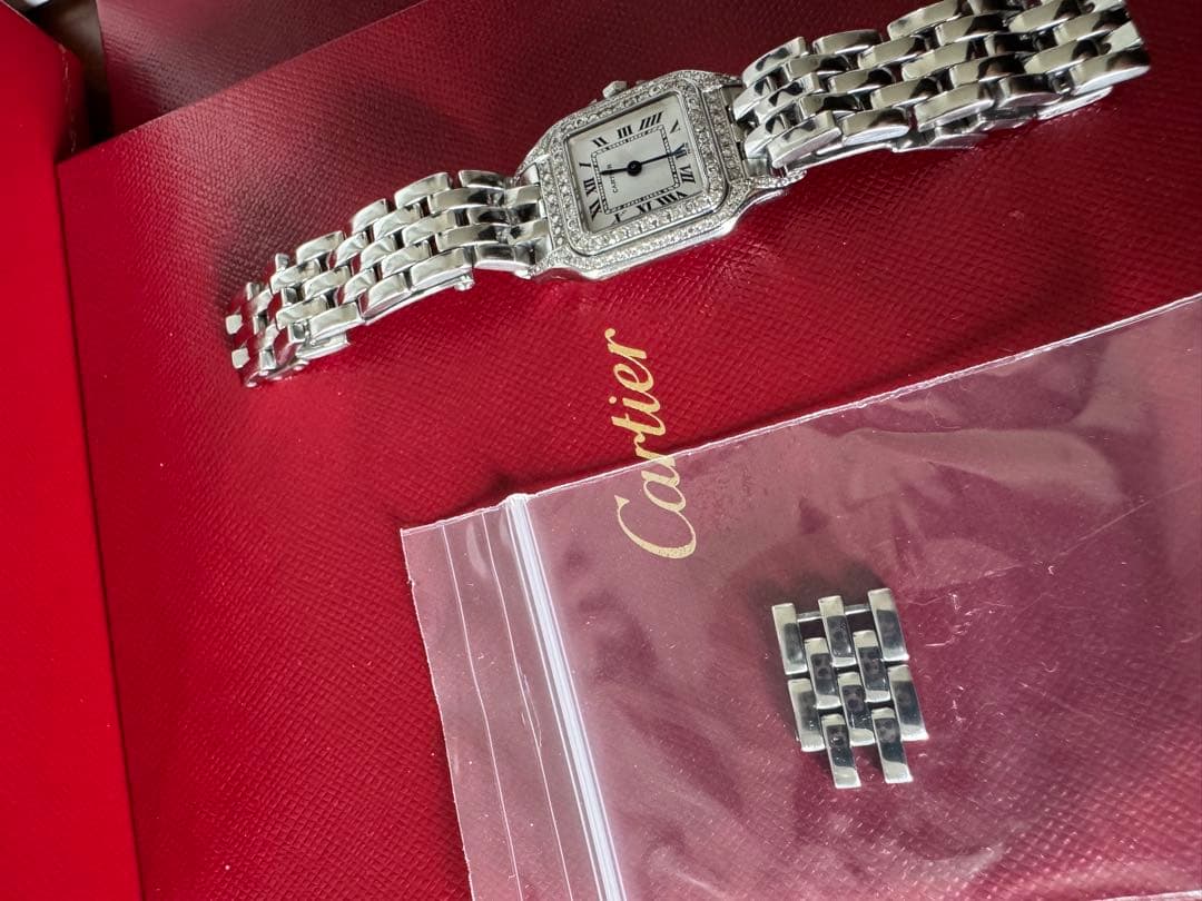 Cartier ダイヤモンド装飾 レディース時計