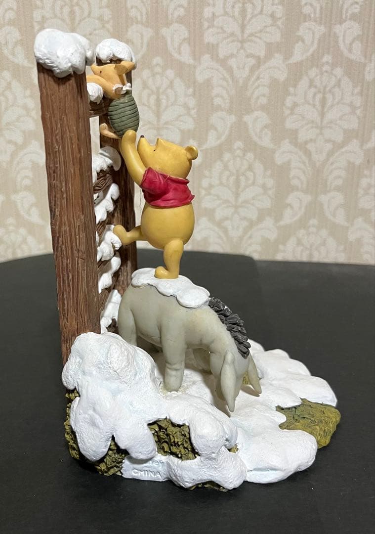 クラシックプー ブックエンド 本立て 置物