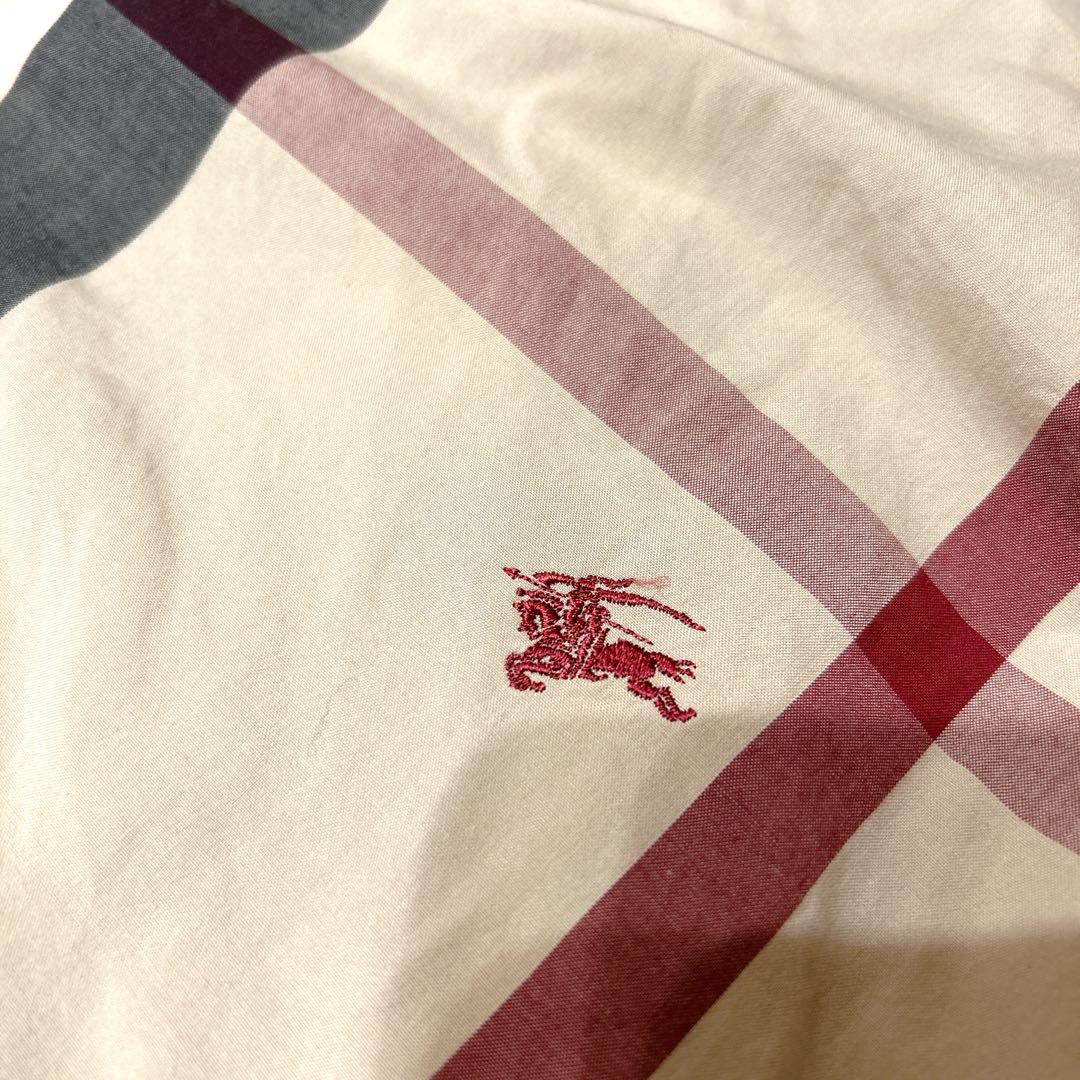 バーバリーロンドン 大きいサイズ メガチェック　ノバチェック15号 ベージュ