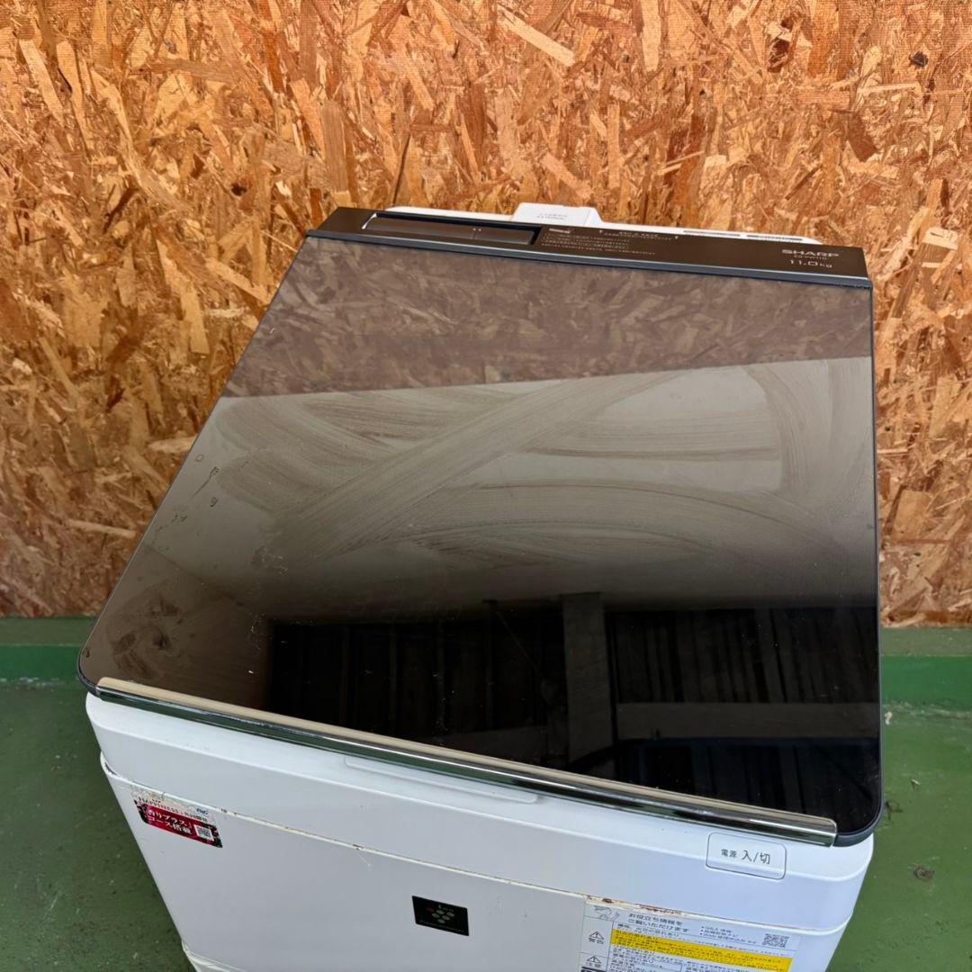 354 洗濯機　乾燥機能付き　容量11キロ　乾燥6キロ　SHARP　極美品