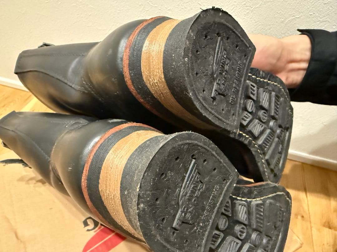 RED WING エンジニアブーツ2268ブラック26.5cm