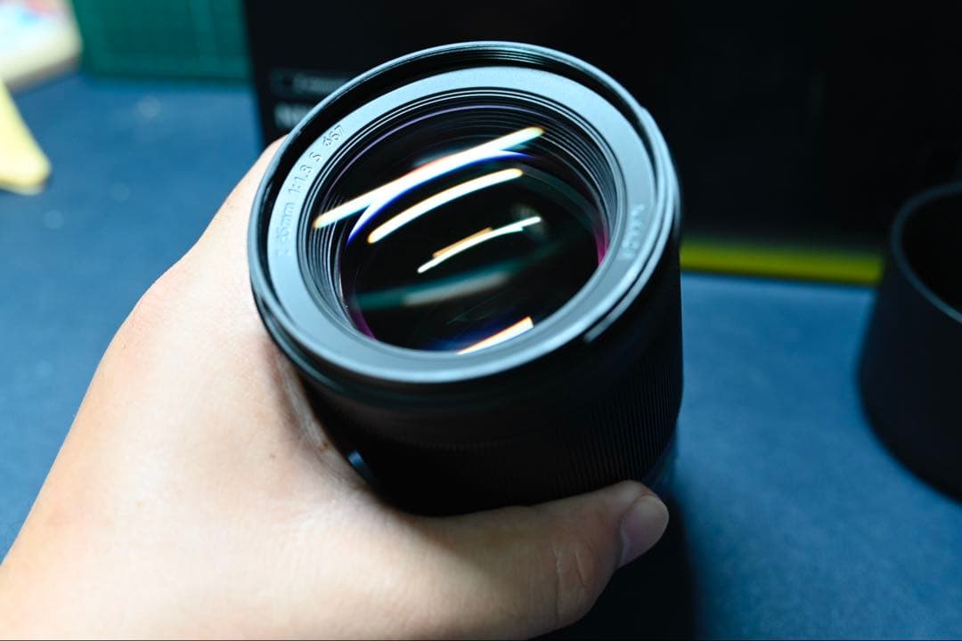 NIKKOR Z 85mm f1.8 S 保護フィルター付き