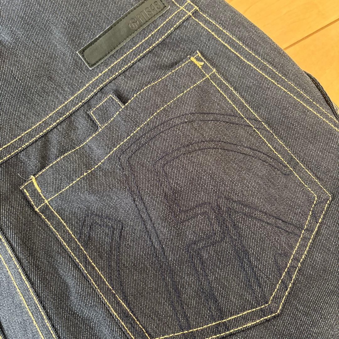 【美品】スノボ デニムパンツ　ユニセックスS