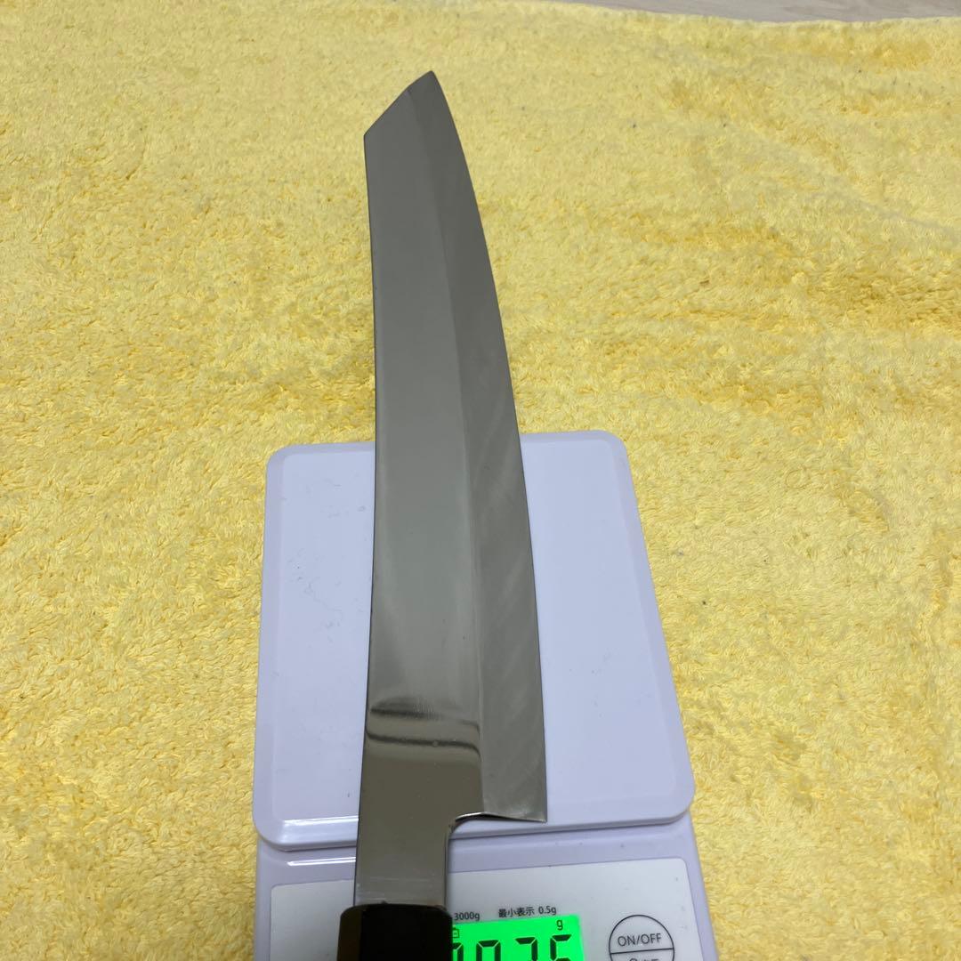 ⑦切付尺寸　花梨瘤　銀巻　鏡面　本焼