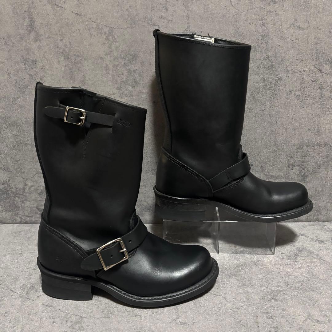 極美品　フライ　FRYE エンジニアブーツ　本革　ブラック　アメリカ製　2109