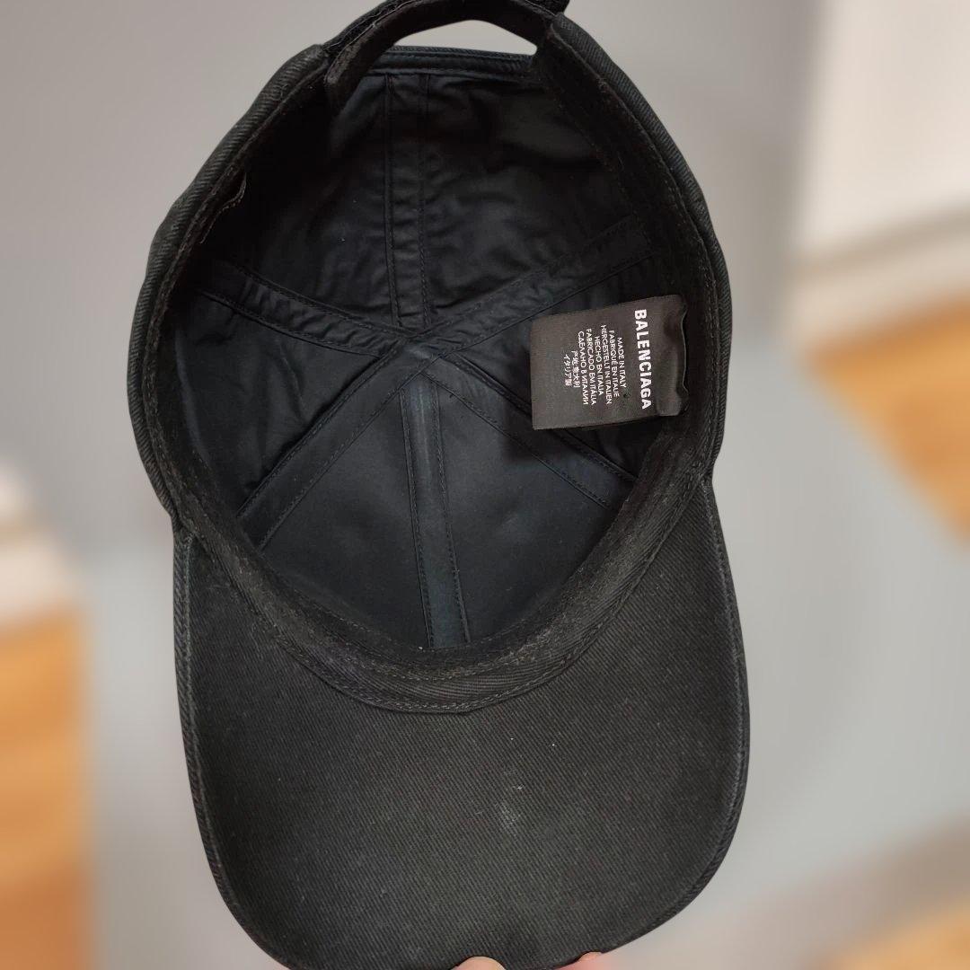 美品✨️BALENCIAGA ブラックキャップ