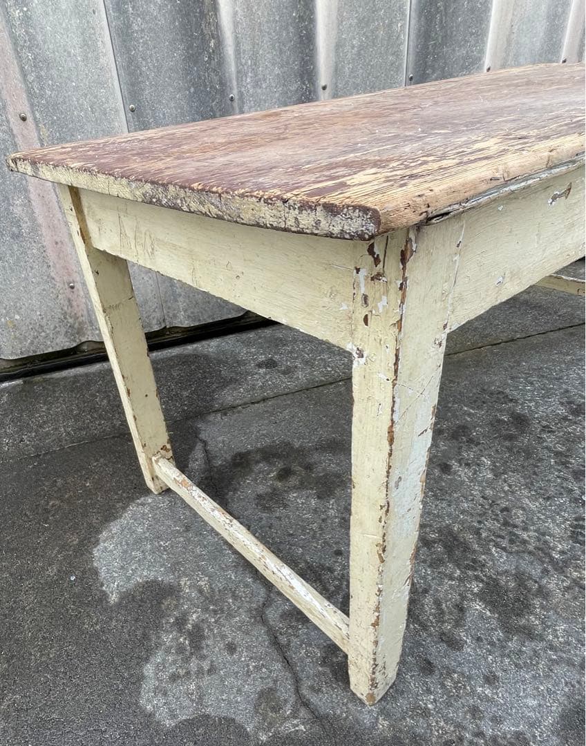 アンティーク/フランス/古材/ダイニングテーブル/センターテーブル/机/店舗什器